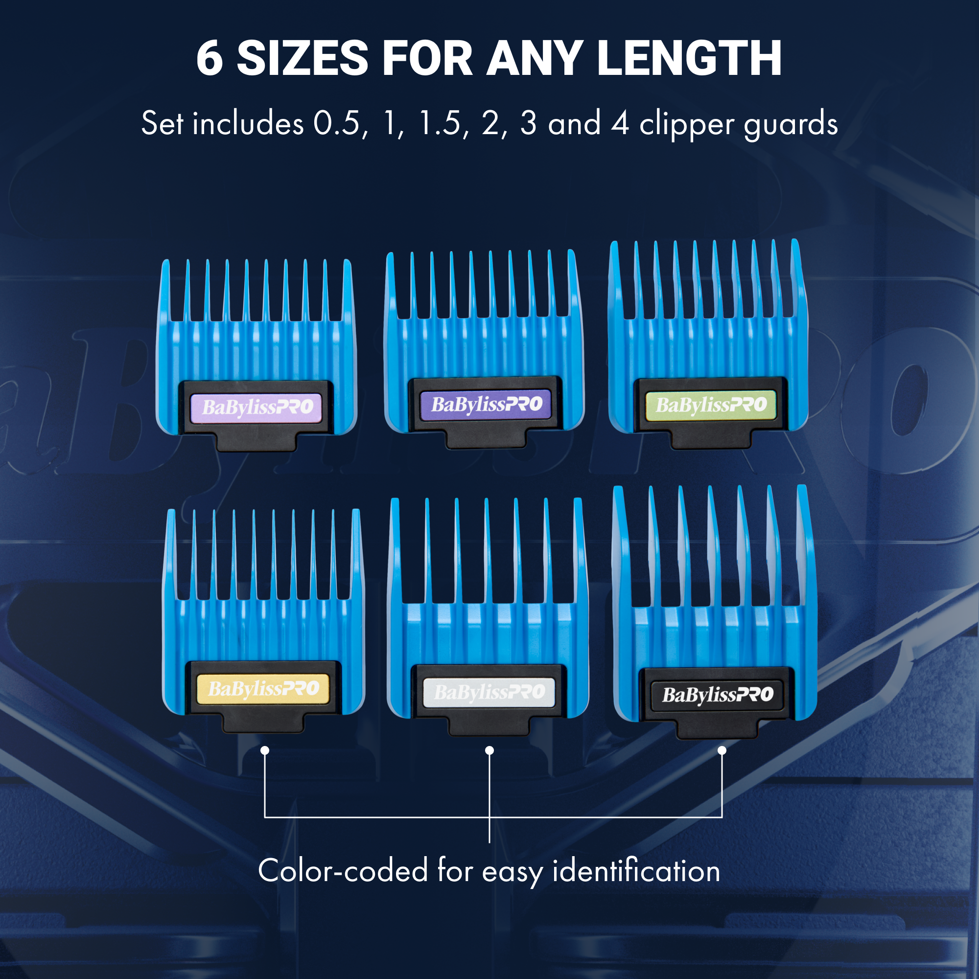 BaBylissPRO® Magnetic Clipper Guards