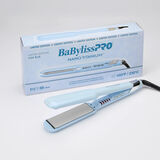 BaBylissPRO&reg; Nano Titanium&trade; 1.5" Ultra-Sleek Straightening Iron (Iced Blue), , hi-res 2