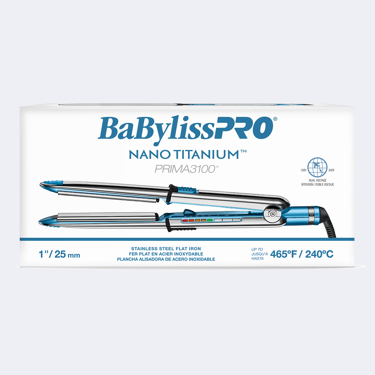 BaBylissPRO&reg; Nano Titanium&trade; Prima3100&reg; 1" Ionic Styling Iron, , hi-res 4