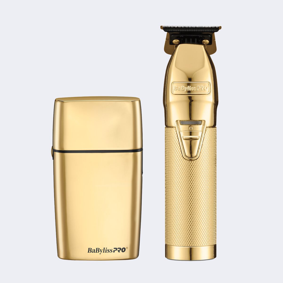 BaBylissPRO&reg; GoldFX All-Metal Trimmer & Double-Foil Shaver Prepack, , hi-res 1