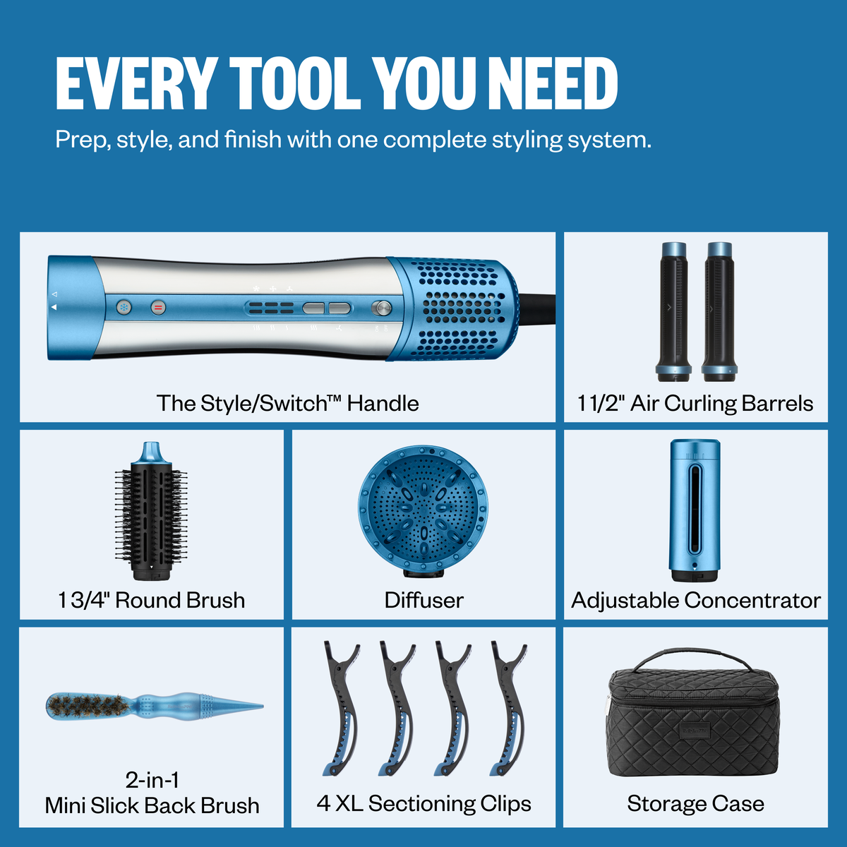 StyleSwitch 5-in-1 Multi Styler & Air Styler for Curly & Coily