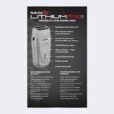 BaBylissPRO&reg; LithiumFX+ Limited Edition Grey Cord/Cordless Lithium Ergonomic Double Foil Shaver, , hi-res 7